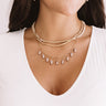 City Sparkles Layered Necklace in Birch Image - 1