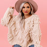 Lover Of Life Hand-Knit Sweater In Ivory Image - 1