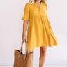 Southern Saturday Babydoll Dress in Marigold Image - 1