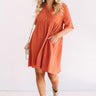 Southern Saturday Babydoll Dress in Pumpkin Image - 1