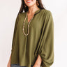 Set For Success Shift Top In Olive Image - 1