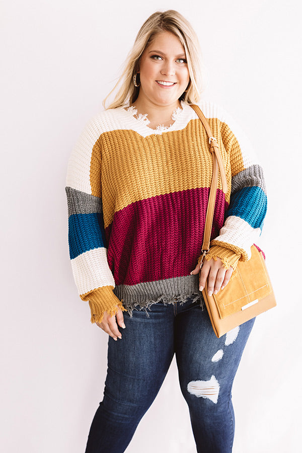 Cabinside Cuddles Knit Sweater In Ivory Curves Image - 1