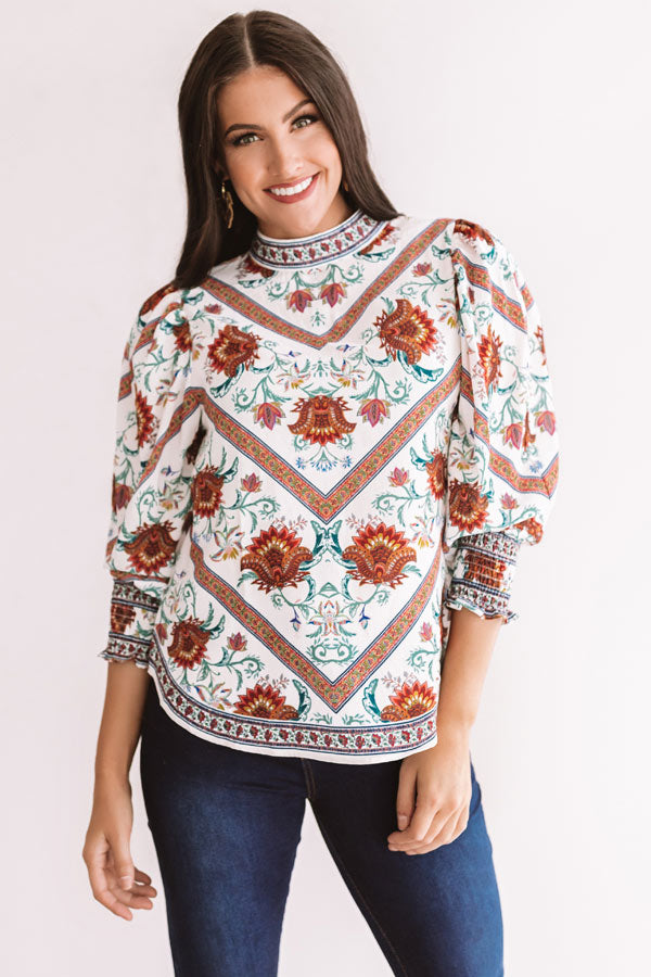 Flower Child Shift Top Image - 1