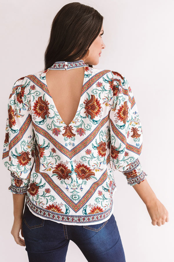 Flower Child Shift Top Image - 2