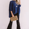 Sugar And Snuggles Chenille Sweater In Sapphire Image - 1