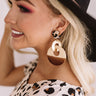 Style Revival Earrings In Brown Image - 1