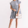 Love Potion Babydoll Dress in Light Slate Image - 1