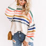 In Tune With Fall Stripe Sweater Image - 1