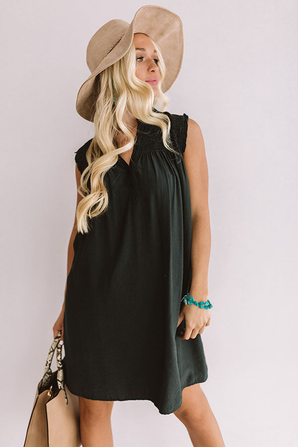 Merlot And Magic Shift Dress in Vintage Black Image - 3