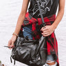 The Adventure Faux Leather Tote In Black Image - 1