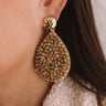 Wine And Wishes Earrings In Gold Image - 1