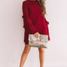 Nights At The Vineyard Shift Dress In Merlot Image - 1