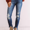 The Spears High Waist Distressed Ankle Skinny Image - 1