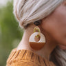 Style Revival Earrings In Cinnamon Image - 1