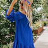 Sweet Sippin' Shift Dress In Sapphire Image - 1