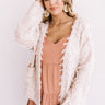 Leave Knit To Me Cardigan In Light Blush Image - 1
