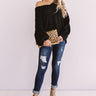 Casual Cuddles Sweater In Black Image - 1
