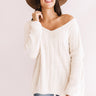 Wrapped In Joy Chenille Sweater In Ivory Image - 1