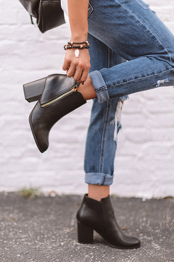 The Nellie Faux Leather Bootie Image - 1