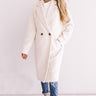 Fall Fashion Forward Coat In Ivory Image - 1