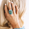 Cocktail Time Druzy Ring In Blue Image - 1