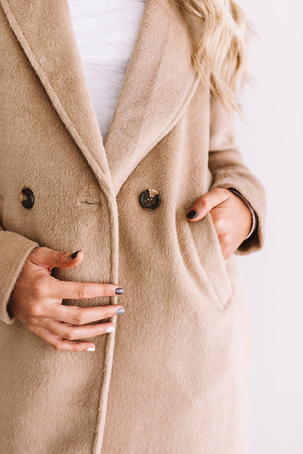 Fall Fashion Forward Coat In Taupe Image - 4
