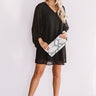 Date Night Out Shift Dress In Black Image - 1