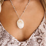 The Bold And The Fashionable Druzy Necklace In Grey Image - 1