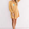 Pumpkin Spice And All Things Nice Shift Dress In Golden Honey Image - 1