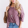 Cool And Collected Shift Top In Violet Image - 1