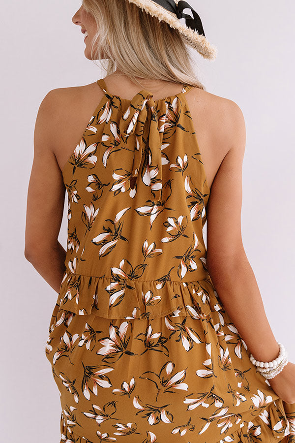 Napa Valley Vacay Floral Maxi Dress Image - 5