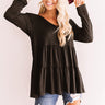 See You In Sonoma Shift Tunic In Black Image - 1