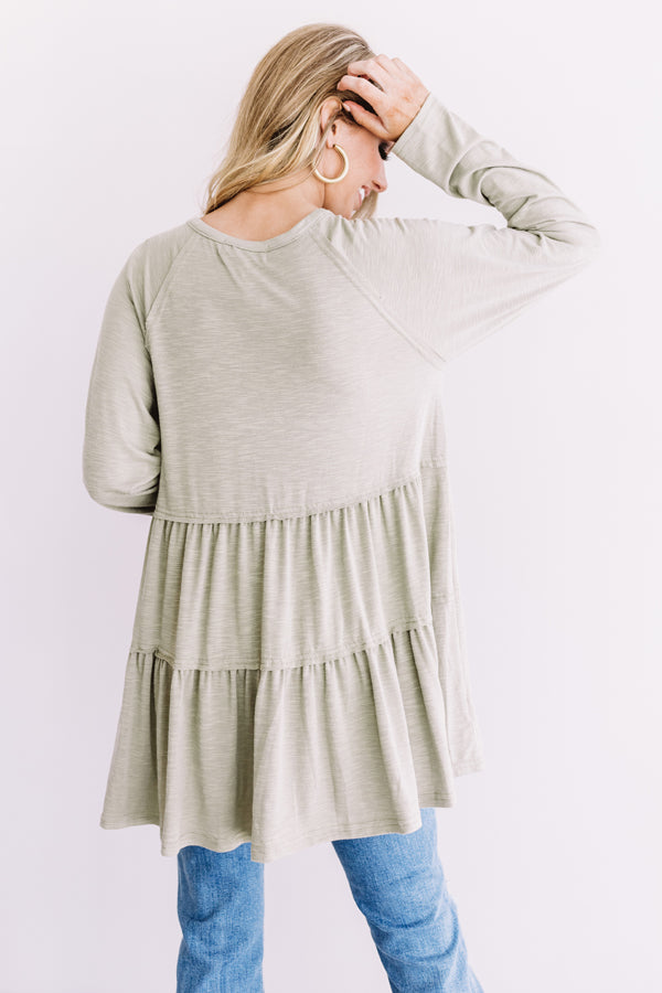 See You In Sonoma Shift Tunic In Pear • Impressions Online Boutique