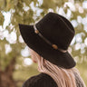 Front Page Worthy Felt Hat In Black Image - 1