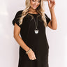 Chic Sway Shift Dress In Black Image - 1