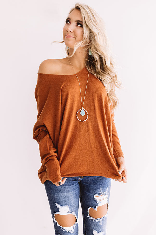 Miss You, Maybe Sweater in Crimson main image 1