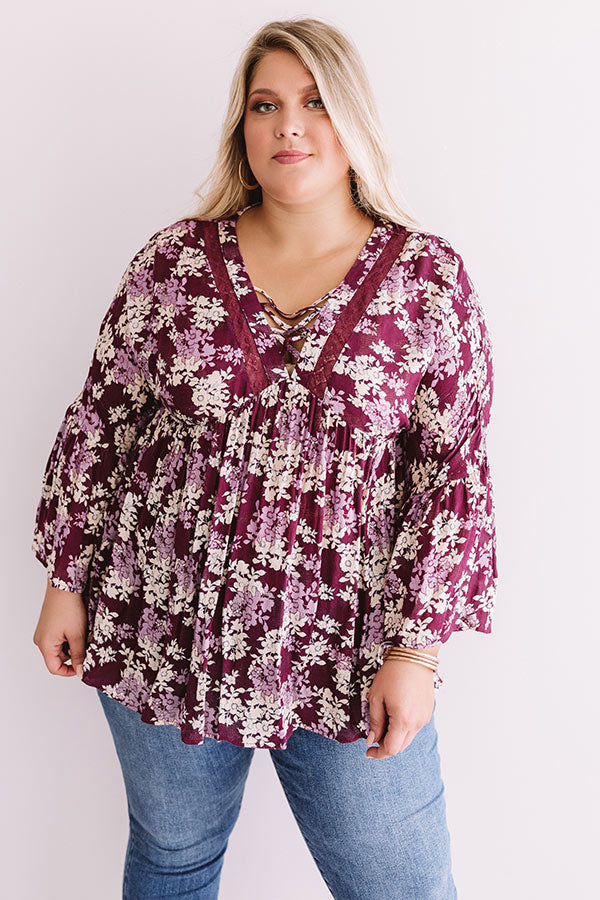 Down In The Valley Babydoll Top Curves Image - 1