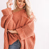 Haute Chocolate Sippin' Knit Sweater in Pumpkin Image - 1