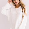 Fireside Feelings Knit Sweater In Ivory Image - 1