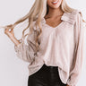 Manhattan Nights Shimmer Top In Dusty Purple Image - 1