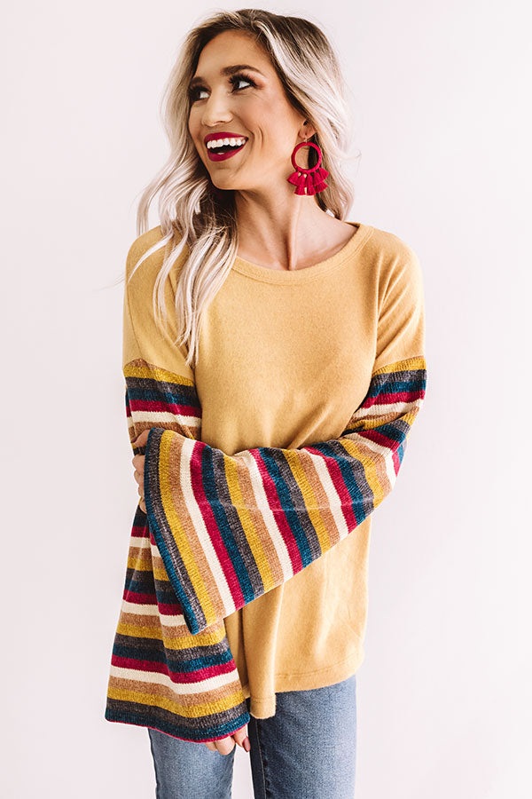 Let Your Flare Down Shift Sweater Image - 4