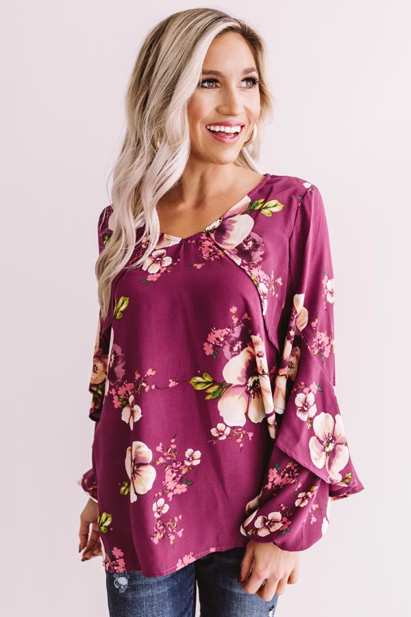 Day Trip In Dallas Floral Shift Top Image - 1