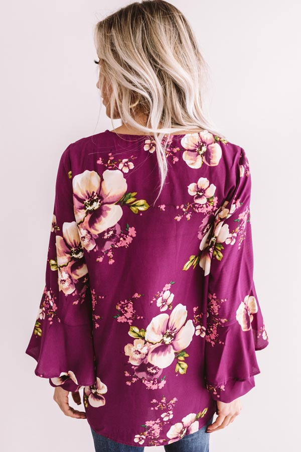 Day Trip In Dallas Floral Shift Top Image - 3