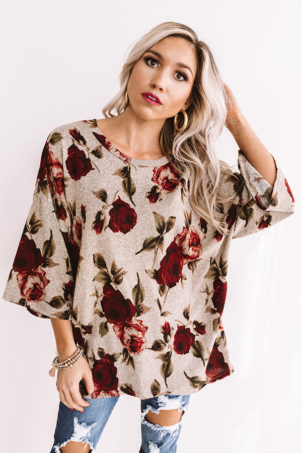 Oh So Gorgeous Floral Shift Top Image - 4