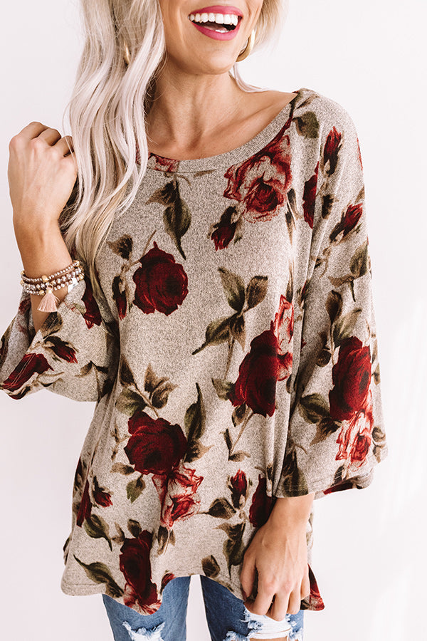 Oh So Gorgeous Floral Shift Top Image - 2