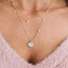 Sweet Dreaming Semi Precious Necklace In Opal Image - 1
