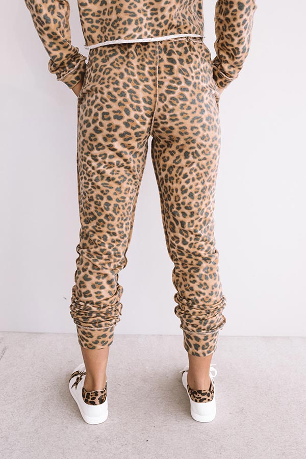 Weekend Thrills Leopard Jogger Image - 5