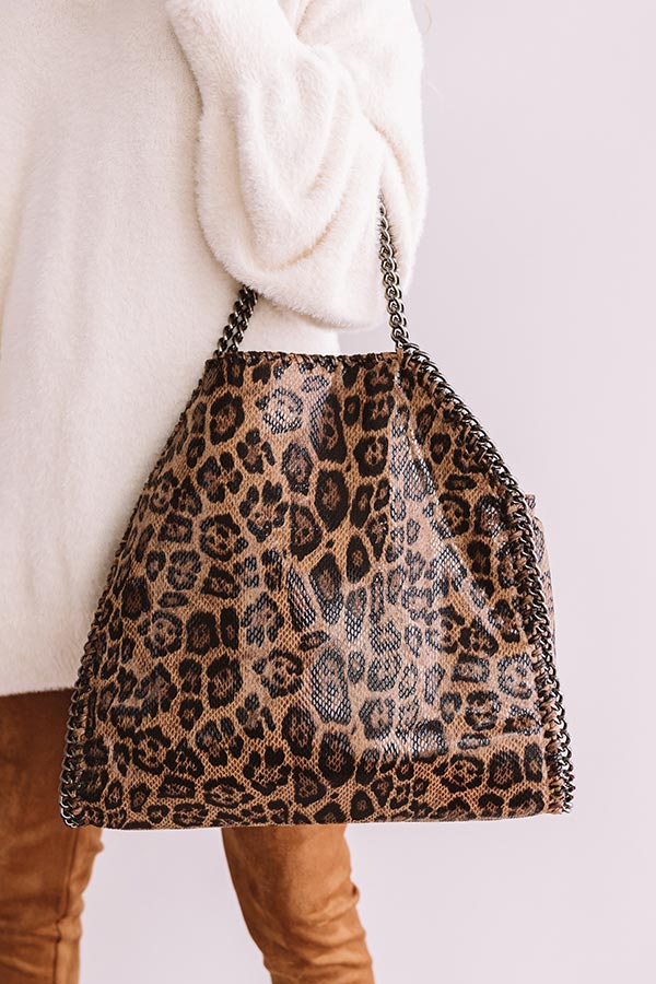 All Eyes On You Leopard Tote • Impressions Online Boutique
