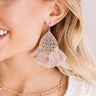 The Charmed Life Earrings In Taupe Image - 1