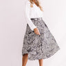 Meet Me In Manhattan Leopard Skirt In Grey Image - 1